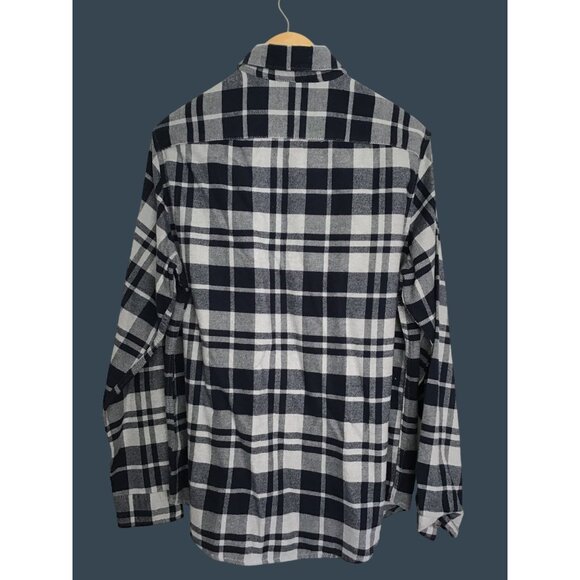 GOODIELLOW- MEN CHECKED 100% COTTON FLANNEL SHIRT SIZE MEDIUM - Picture 2 of 6